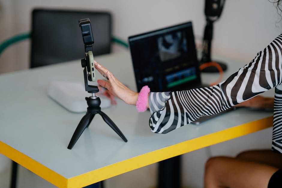 Redazione blog tech a lavoro